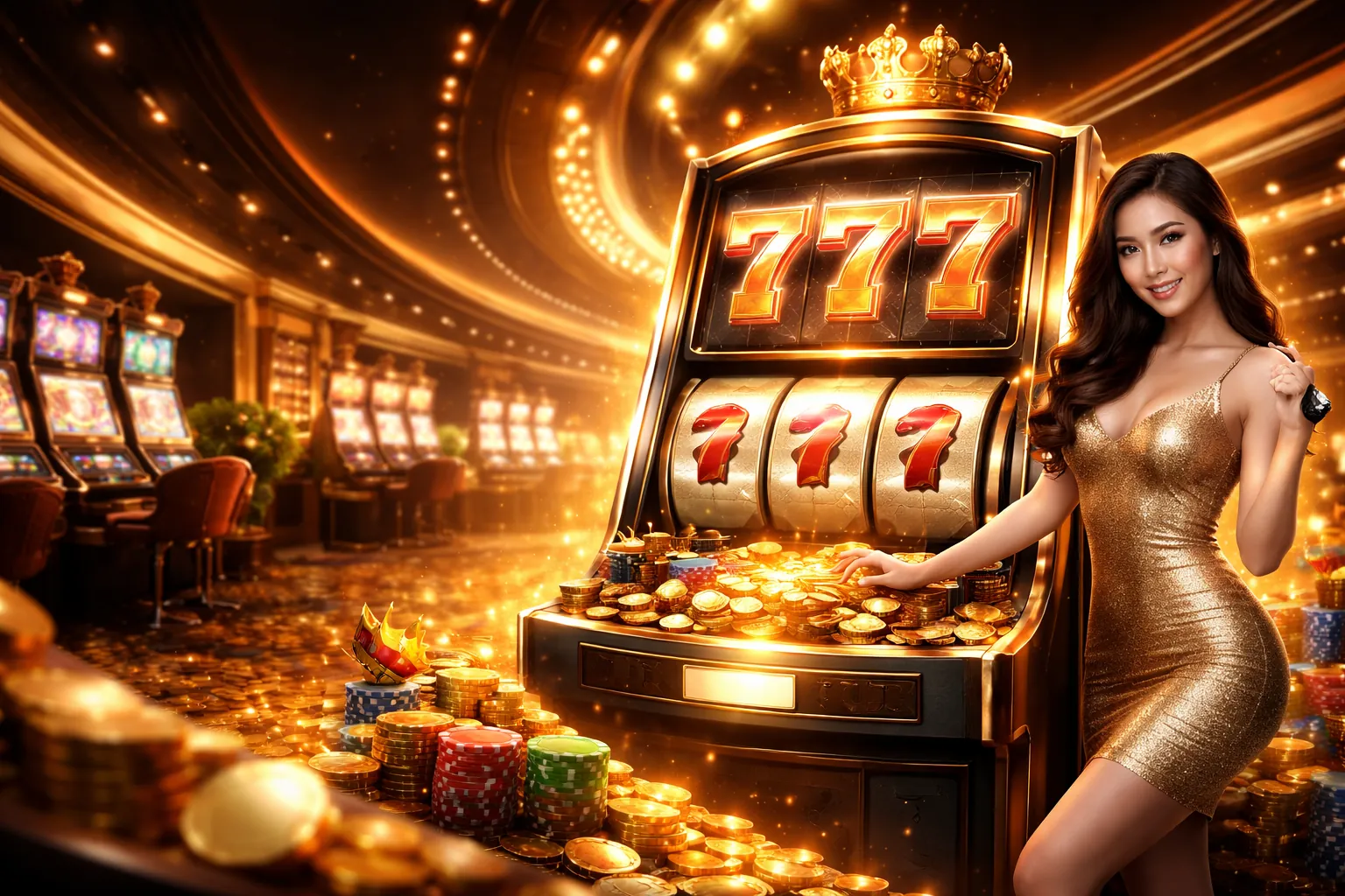 Ảnh chính trang chủ vipvin, với biểu tượng cờ bạc trực tuyến và giải trí cao cấp, màu cam đen nổi bật